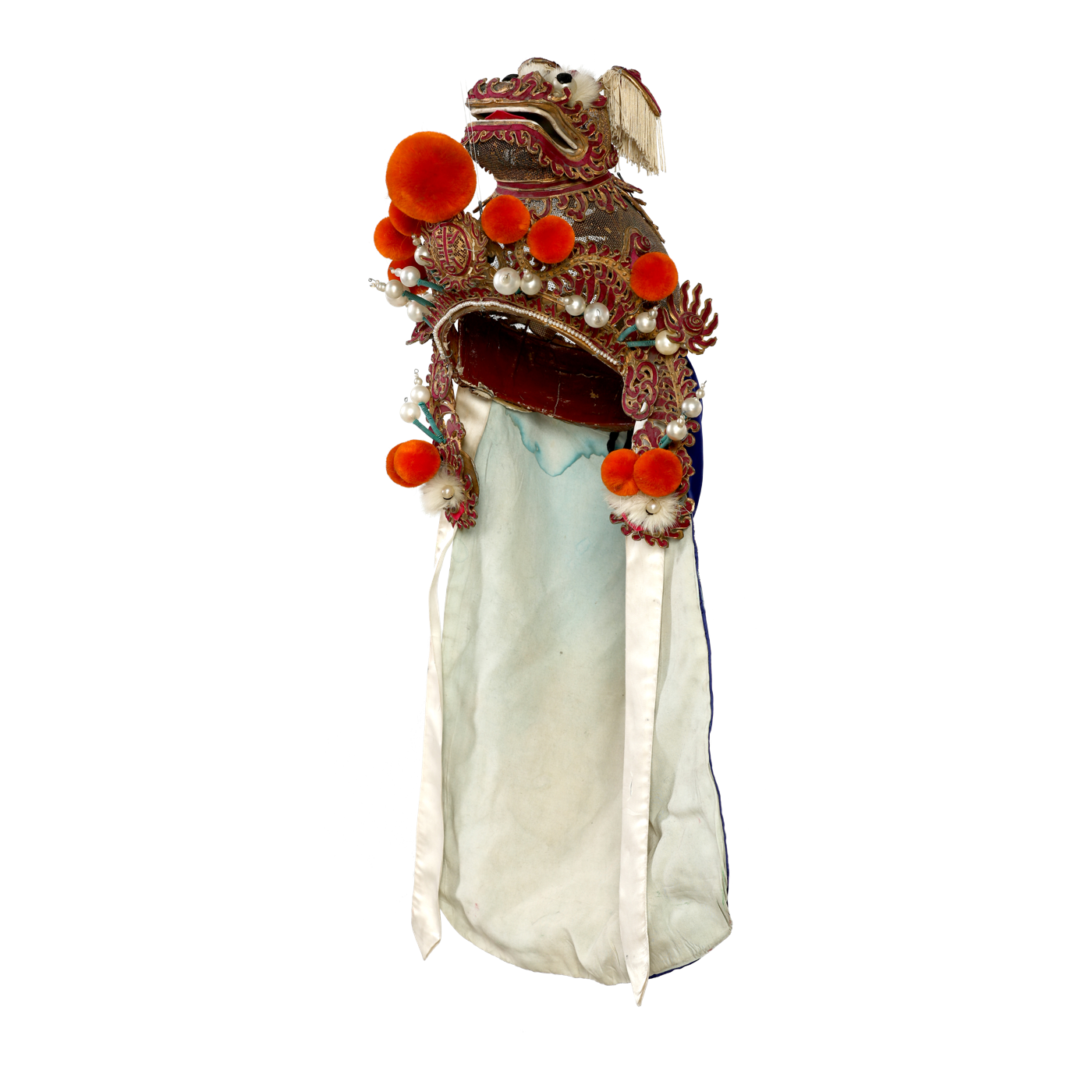   狮子盔 配 后兜