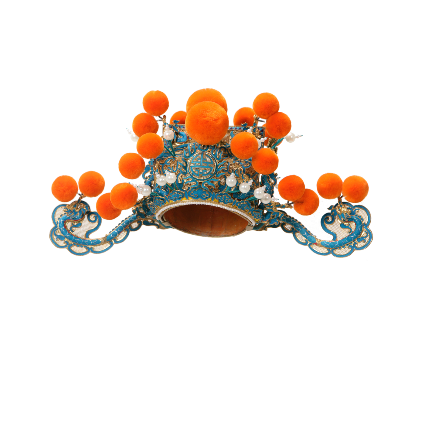   忠纱帽 配 驸马套翅翎尾