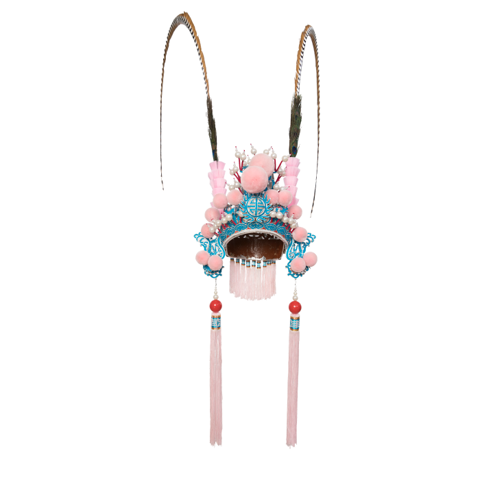   紫金冠 配 翎子