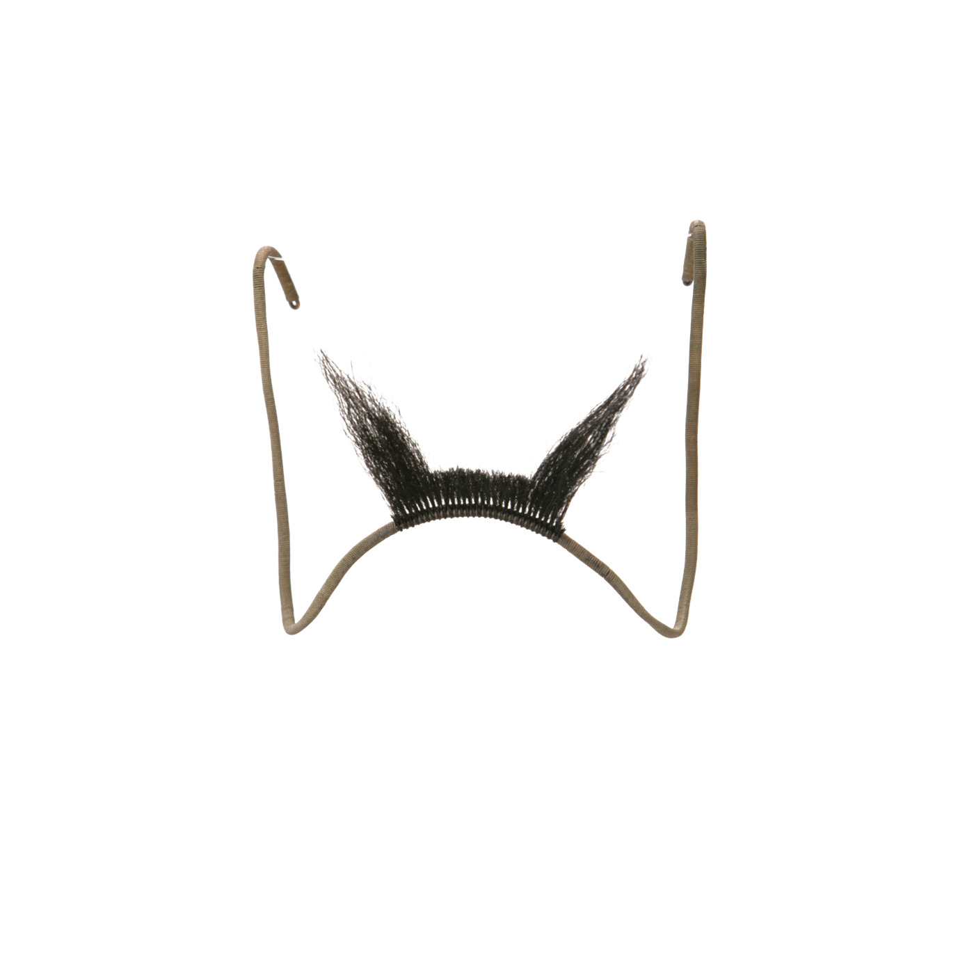   黑八字吊搭髯口