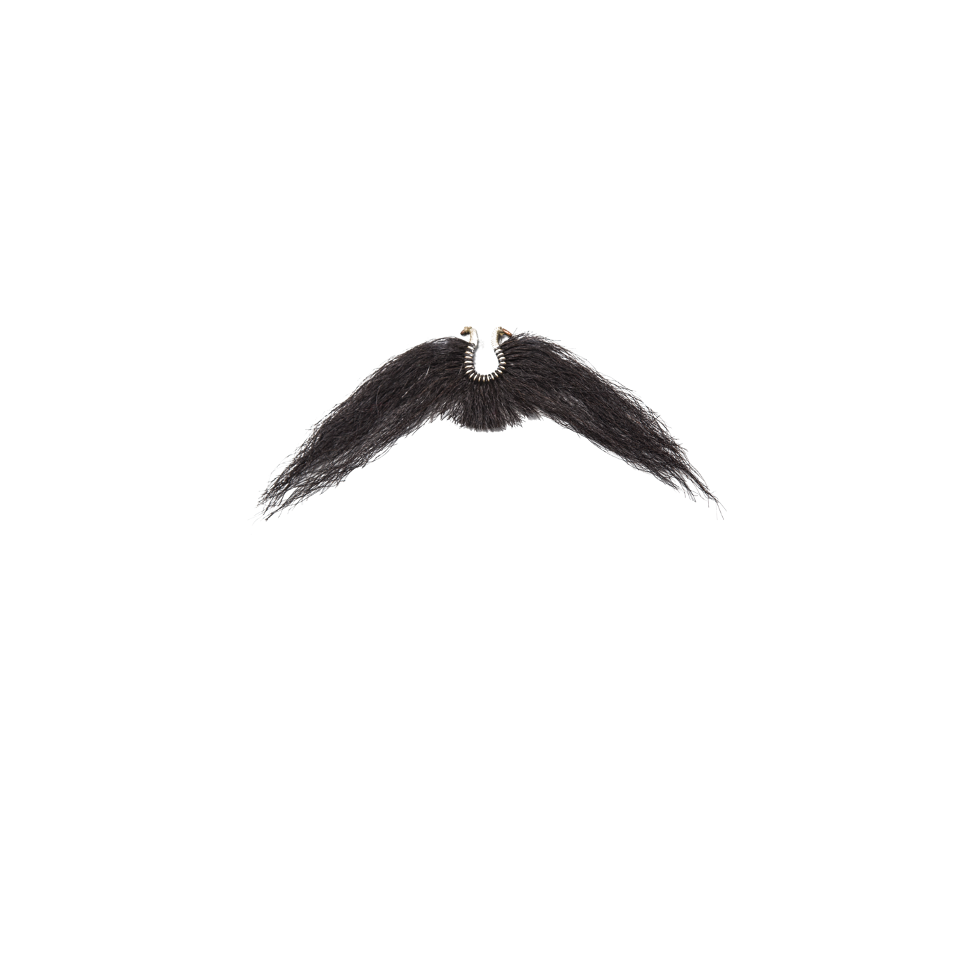   黑八字吊搭髯口