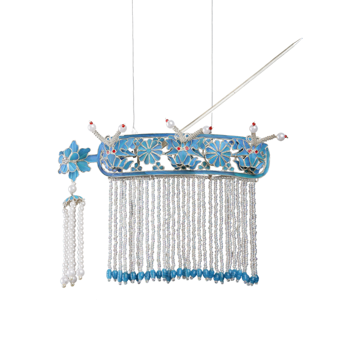   点翠头面 耳挖子