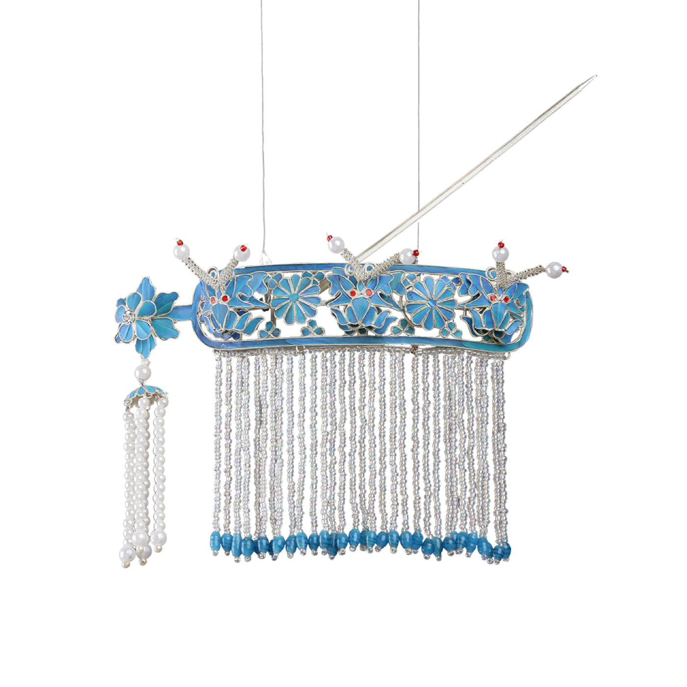   点翠头面 耳挖子