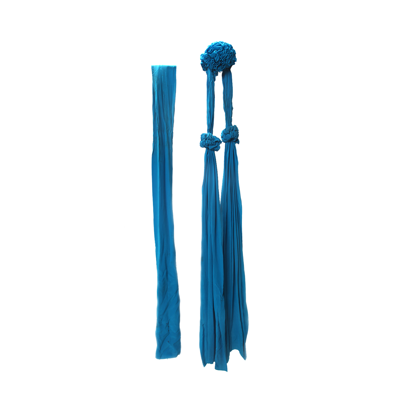   皎月绸条 三彩球