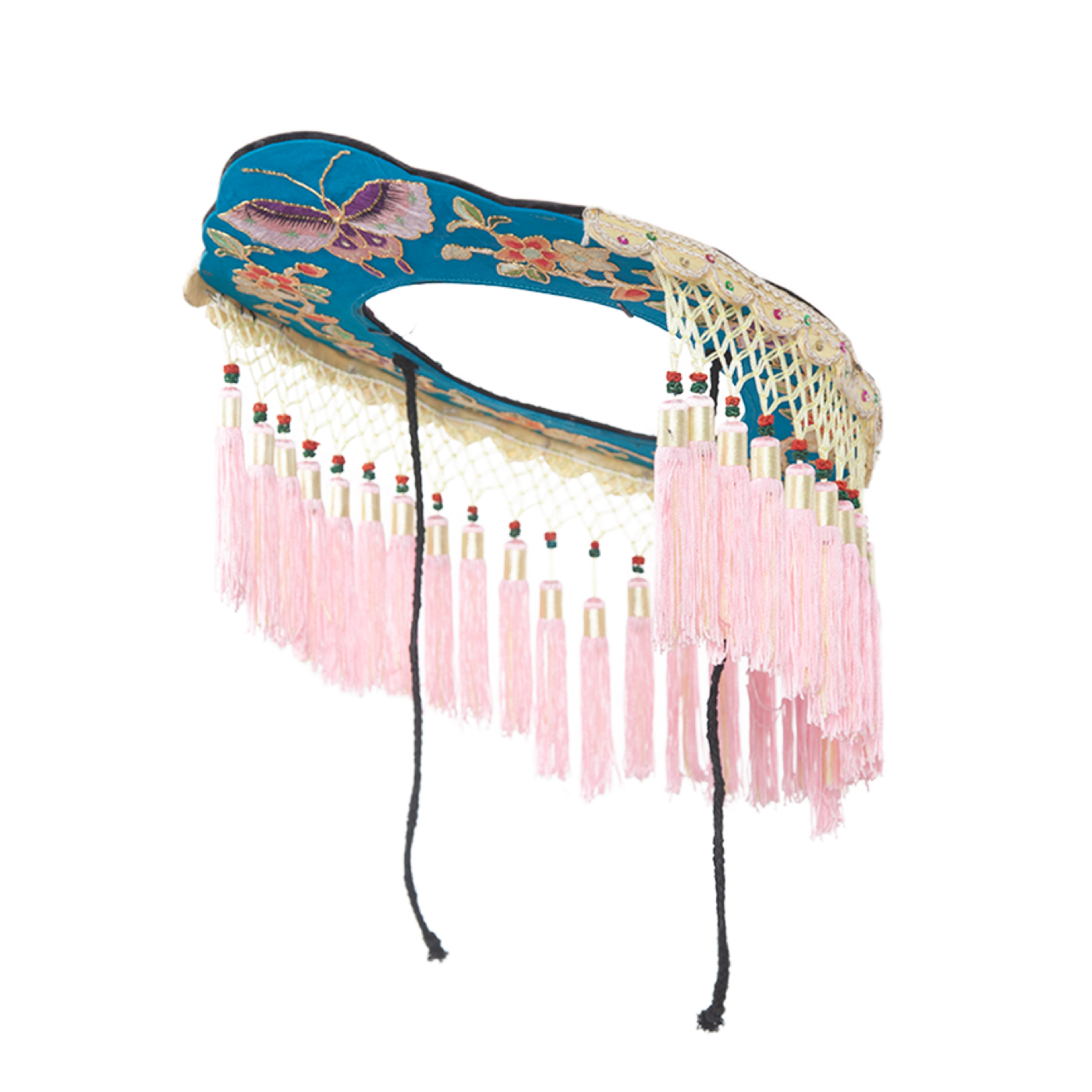   粉穗绣蝴蝶草帽圈