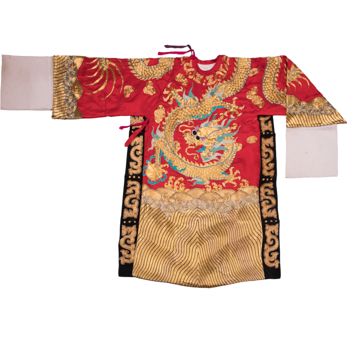   红平金绣行龙蟒