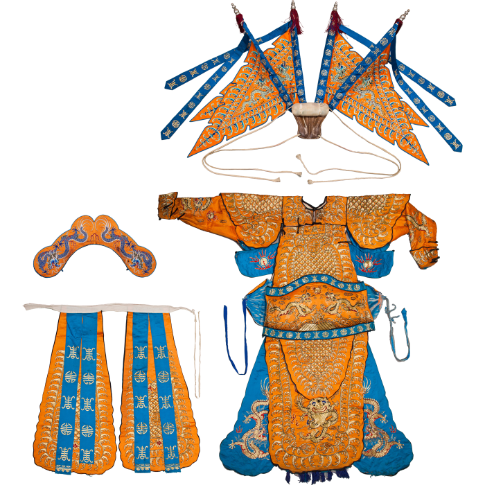   杏黄靠 含下甲 苫肩 靠旗