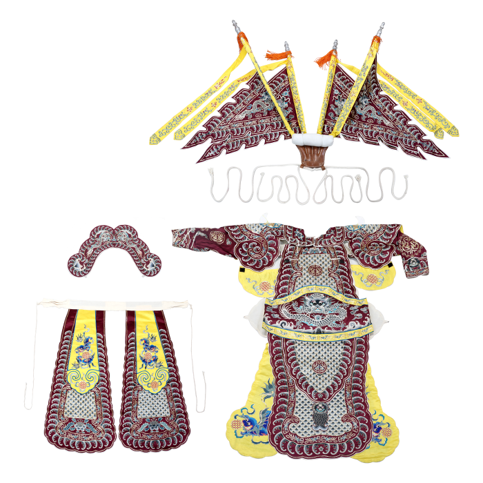   紫靠 含下甲 苫肩 靠旗