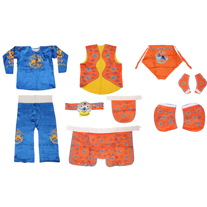   蓝大马童服 含配件