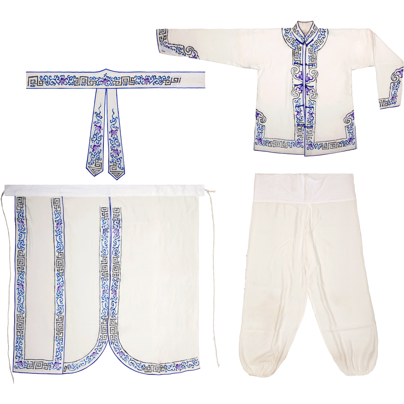   白打衣裤 含战裙 腰箍