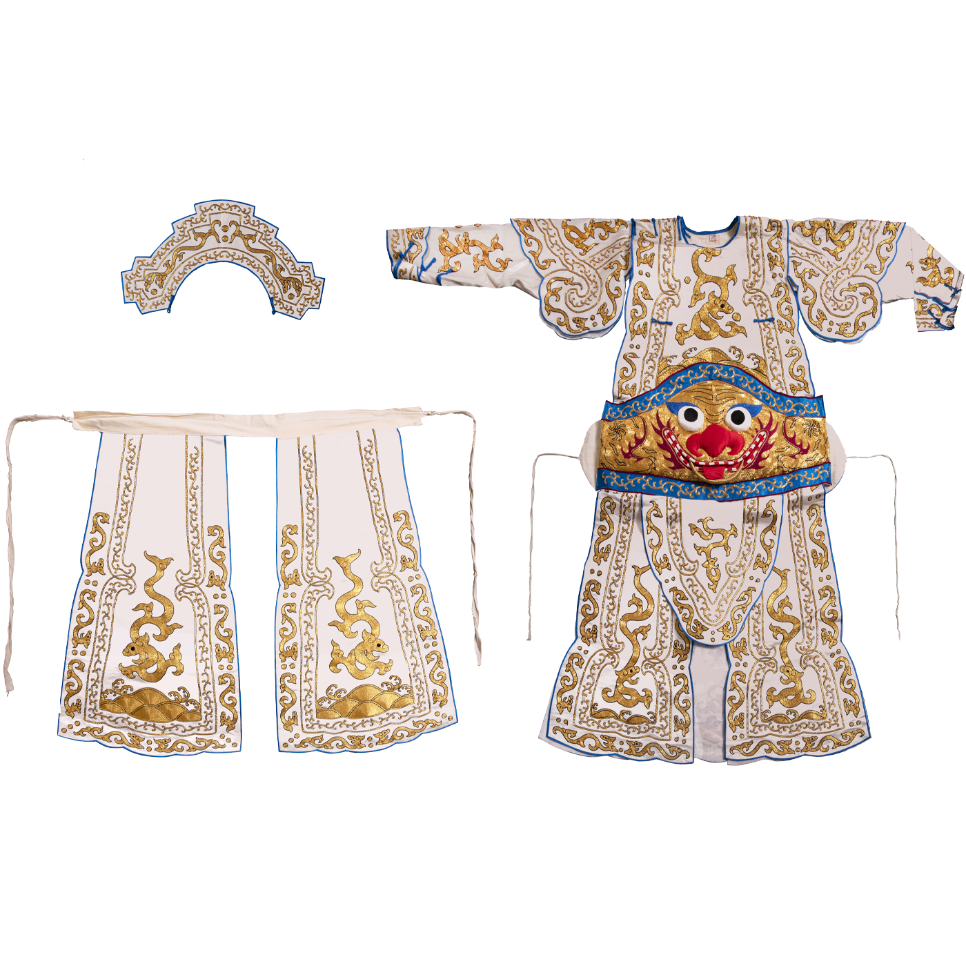   白大铠服  含下甲 苫肩