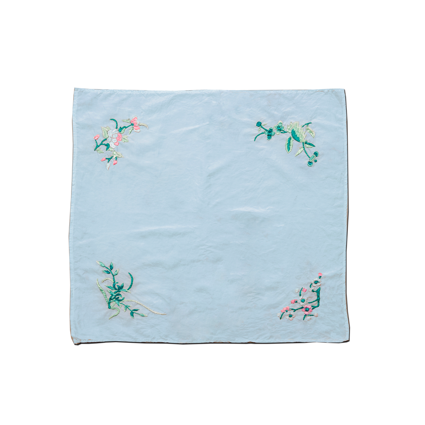   雪青手绢
