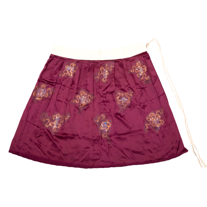   紫绣八宝小腰包